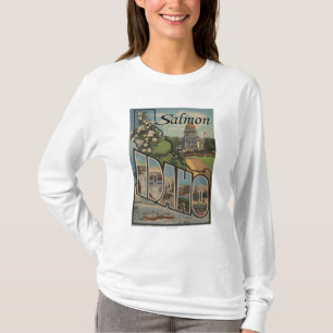 Salmon, IdahoLarge Letter ScenesSalmon, ID T-Shirt