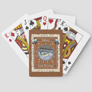 Salmon Inner Knowing Energy Playing Cards