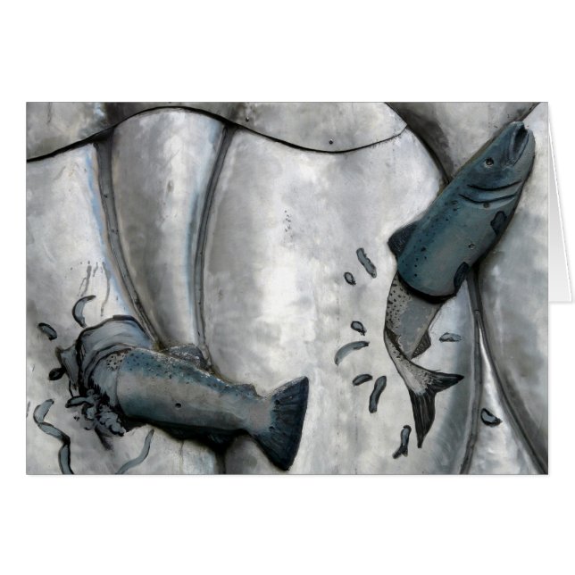 Salmon jumping (Front Horizontal)