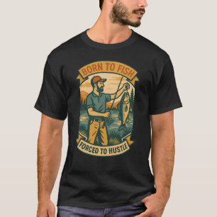 Salmon Lake Trout Retro Design T-Shirt