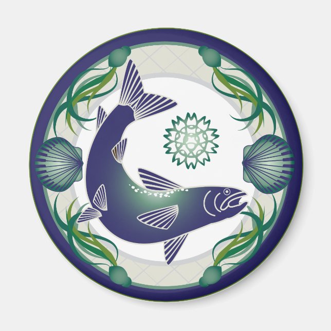 Salmon magnet (Front)