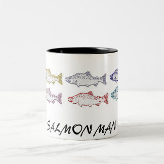 SALMON MAN, COFFEE CUP