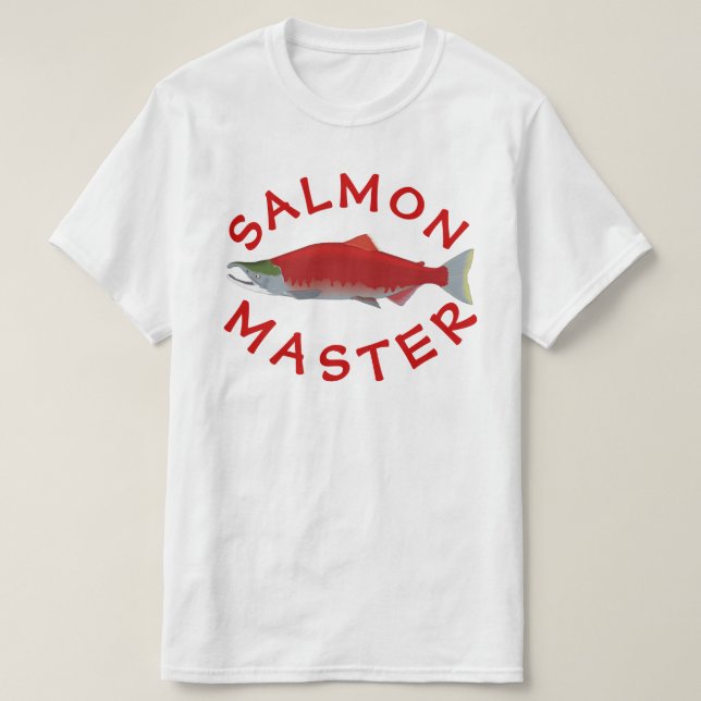 Salmon Master T-Shirt (Design Front)