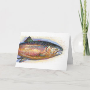 Salmon note card
