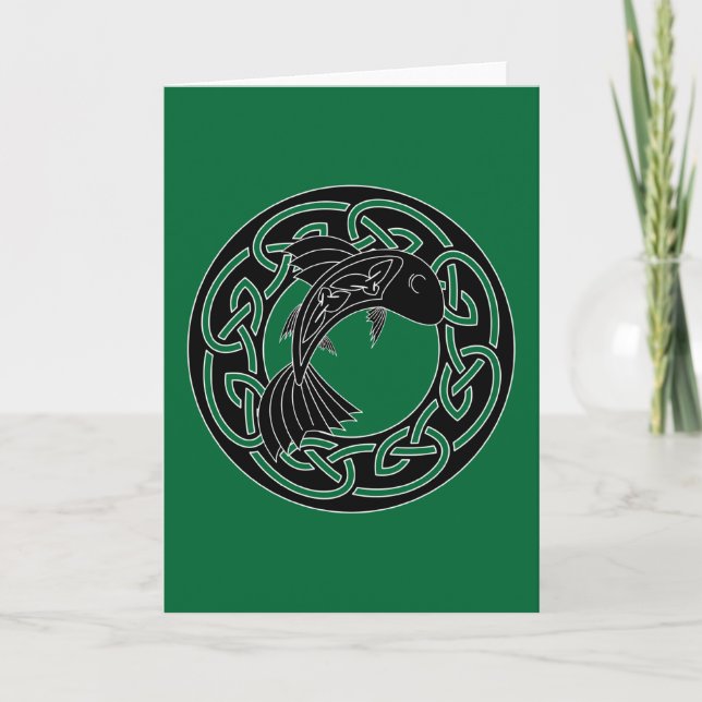 Salmon of Knowledge - Greeting Card (Front)