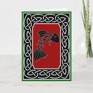 Salmon of Knowledge - Greeting Card