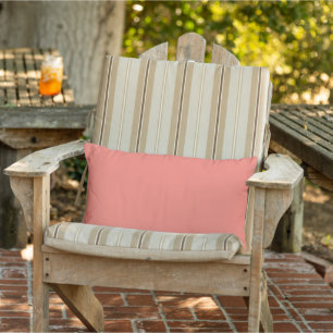 Salmon Outdoor Lumbar Pillow