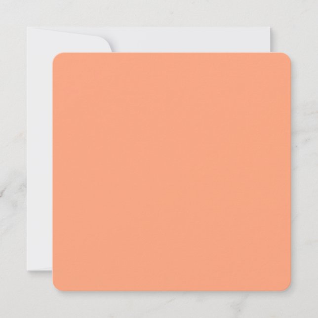 Salmon Pink colour background customisable (Front)