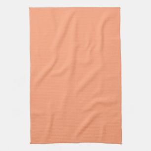 Salmon Pink Decor Background Customisable Tea Towel