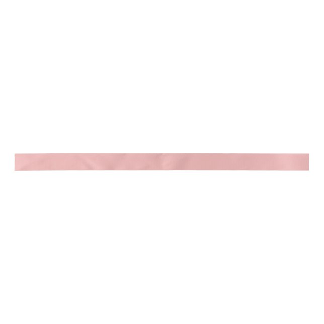 Salmon Pink Graniy Solid Colour Satin Ribbon (Front)