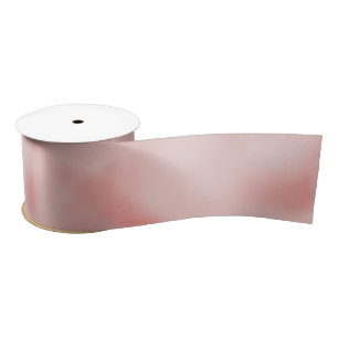 Salmon Pink Ombre Satin Ribbon
