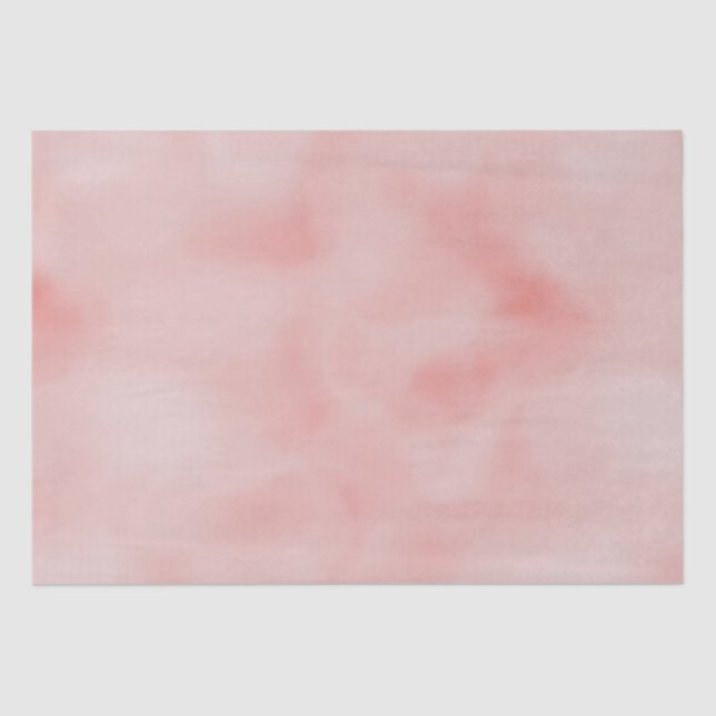 Salmon Pink Ombre    Tissue Paper (Front)