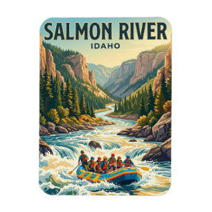 Salmon River Idaho Magnet