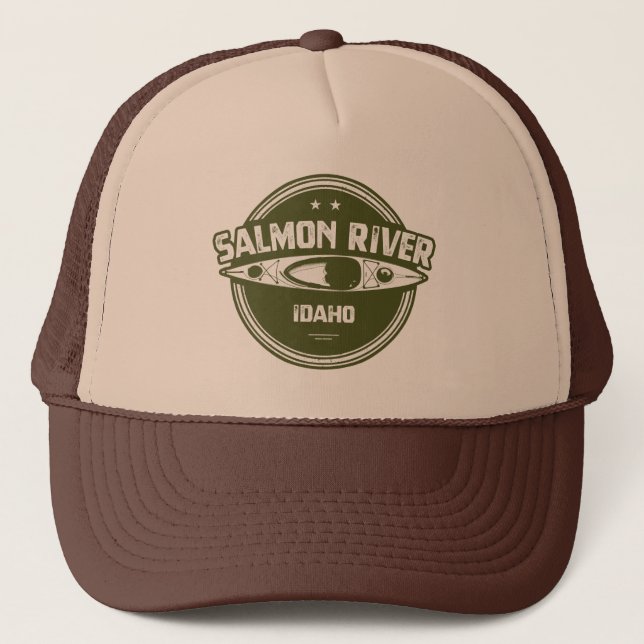 Salmon River Idaho Trucker Hat (Front)