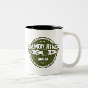 Salmon River Idaho Two-Tone Coffee Mug