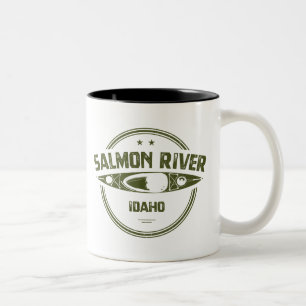 Salmon River Idaho Two-Tone Coffee Mug