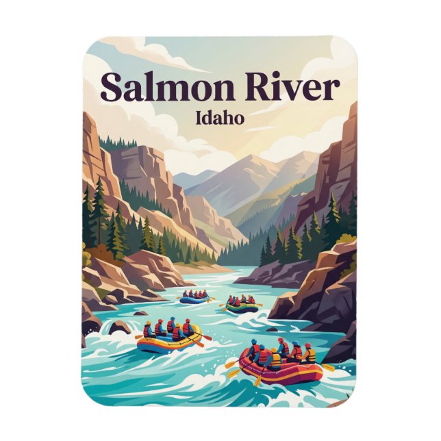 Salmon River Idaho, USA Magnet (Vertical)