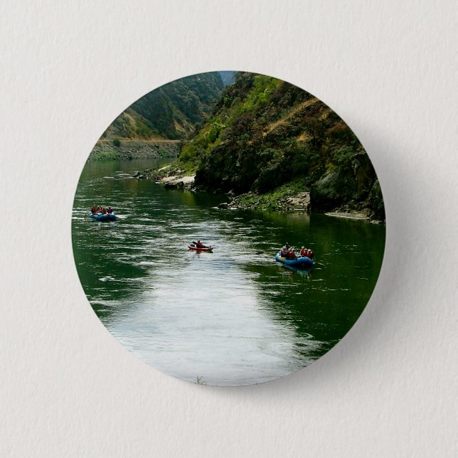 Salmon River Repose 6 Cm Round Badge (Front)