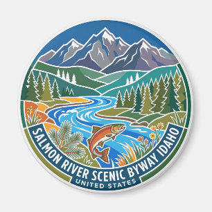 Salmon River Scenic Byway Idaho Magnet