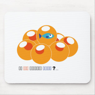 salmon roe mouse mat