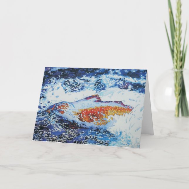 Salmon Run! Card (Front)