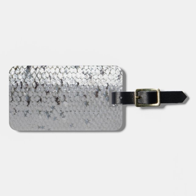 Salmon Scale Luggage Tag (Front Horizontal)