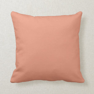 Salmon Solid Colour Background Cushion