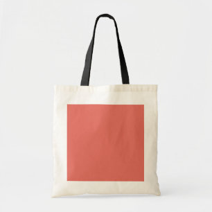 Salmon Solid Colour Tote Bag