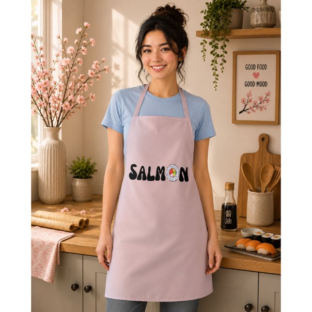 Salmon sushi apron (Creator Uploaded)