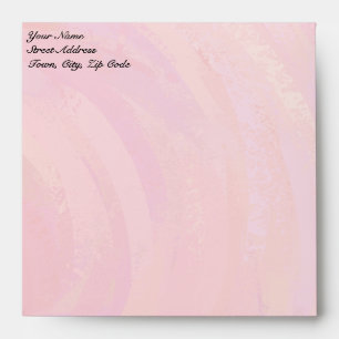 Salmon Swirl and Black Party Envelopes