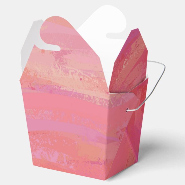 Salmon Swirl Favour Box (Opened)