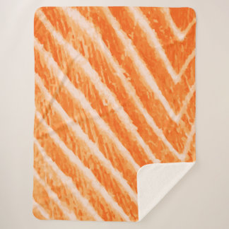 Salmon Texture Plush Blanket