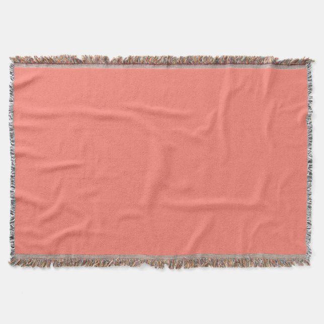 Salmon Throw Blanket (Front)