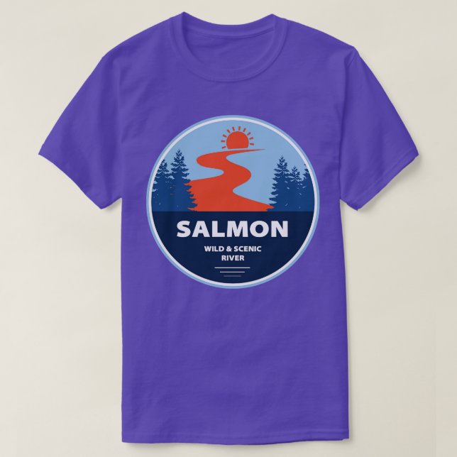 Salmon Wild And Scenic River Idaho  T-Shirt (Design Front)