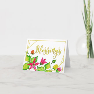 Salmonberry Blessings Card