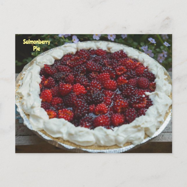 Salmonberry Pie Photo Postcard (Front)