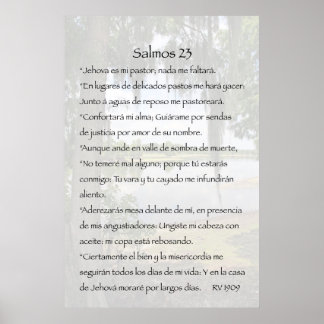 Salmos 23 Cartel Poster