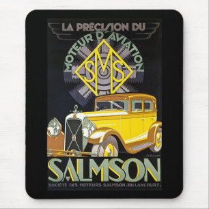 Salmson Autombiles - Moteur D' Aviation Mouse Mat