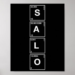 Salo - Funny Ukrainian Food Tee Vintage Ukraine Sc Poster