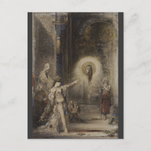 Salome and Apparition Gustave Moreau Watercolor Postcard
