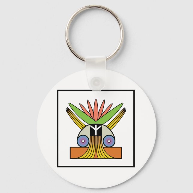 Salome Peace symbol Key Ring (Front)