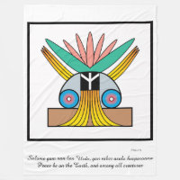 Salome Peace Symbol & Meditation Mantra Poster