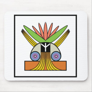 Salome Peace Symbol Mouse Mat