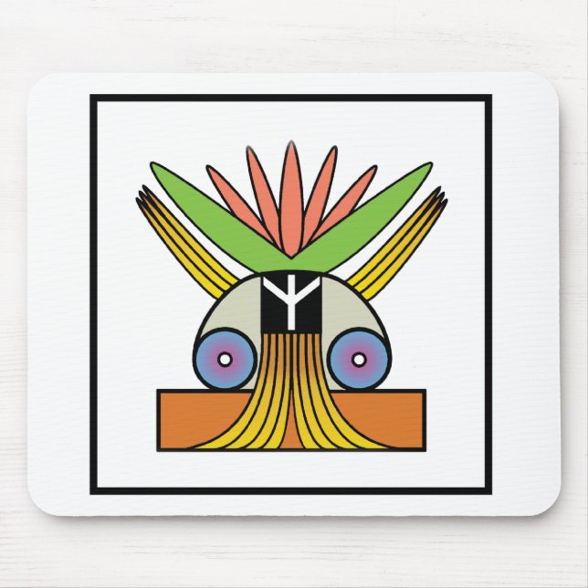 Salome Peace Symbol Mouse Mat (Front)