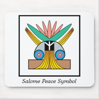 Salome Peace Symbol Mouse Mat