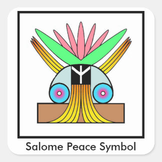 Salome Peace Symbol small stickers