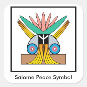 Salome Peace Symbol Sticker