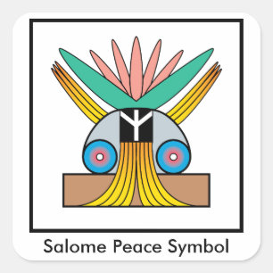 Salome Peace Symbol Sticker