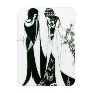 Salome with her mother, Herodias, 1894 (litho) (b/ Magnet