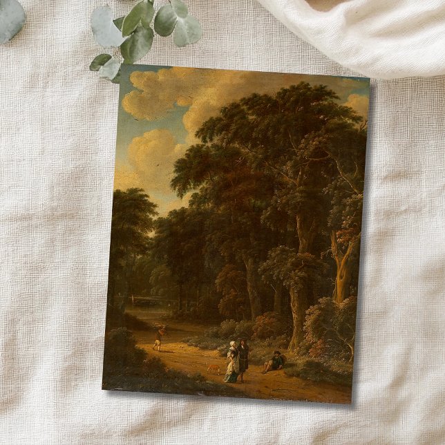 Salomon Rombouts - Forest Landscape with Forest... Postcard (Creator Uploaded)